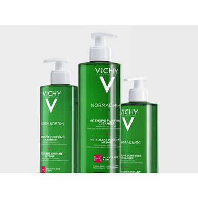 Vichy Normaderm Phytosolution Intense -puhdistusgeeli akneen taipuvaiselle iholle 400 ml