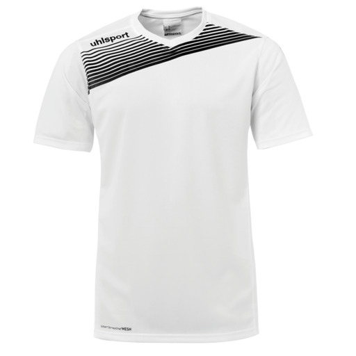 Maillot Liga 2.0 Mc Blanc/Noir Uhlsport