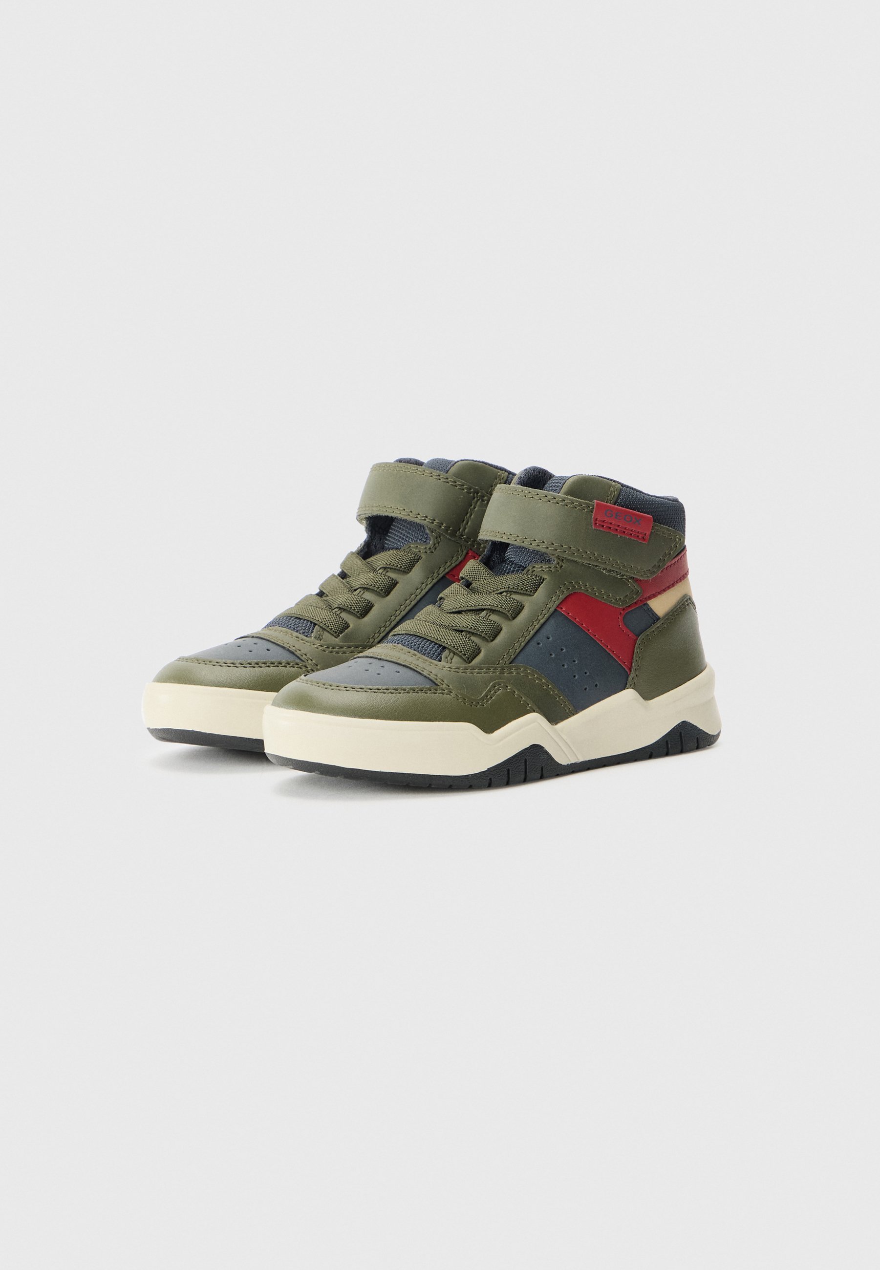Geox PERTH - Hoge sneakers - militair/marine