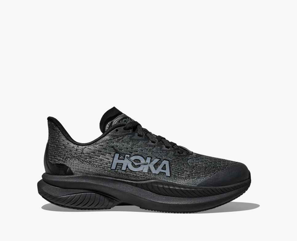 HOKA Mach 6 Zwart/Zwart