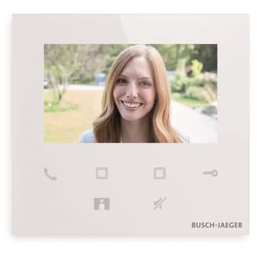 Videocitofono - Busch-Jaeger - M22401-W-03 - Wireless - 4,3 pollici - Visione notturna