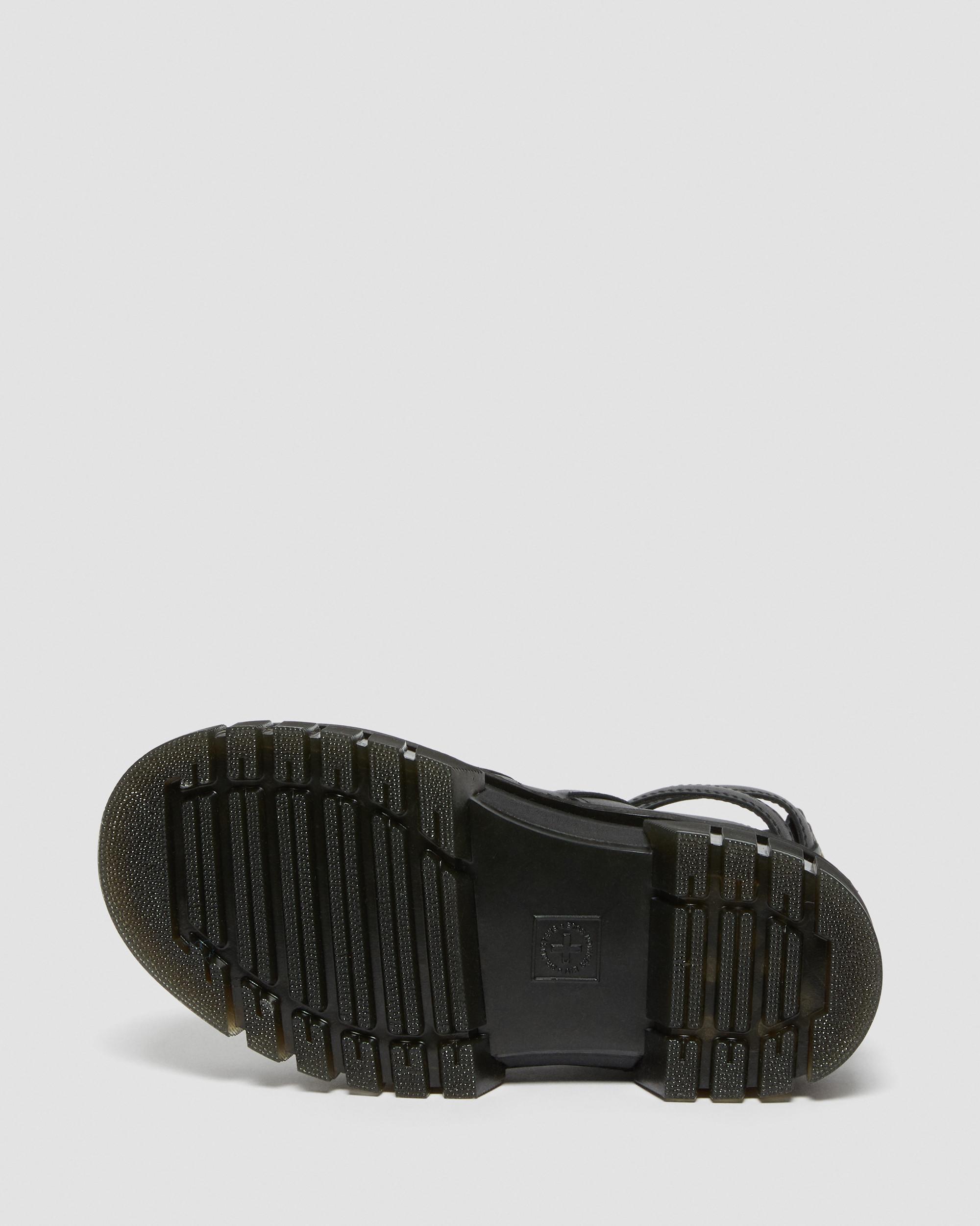 Ricki Nappa Lux Leder Gladiator Plateausandalen