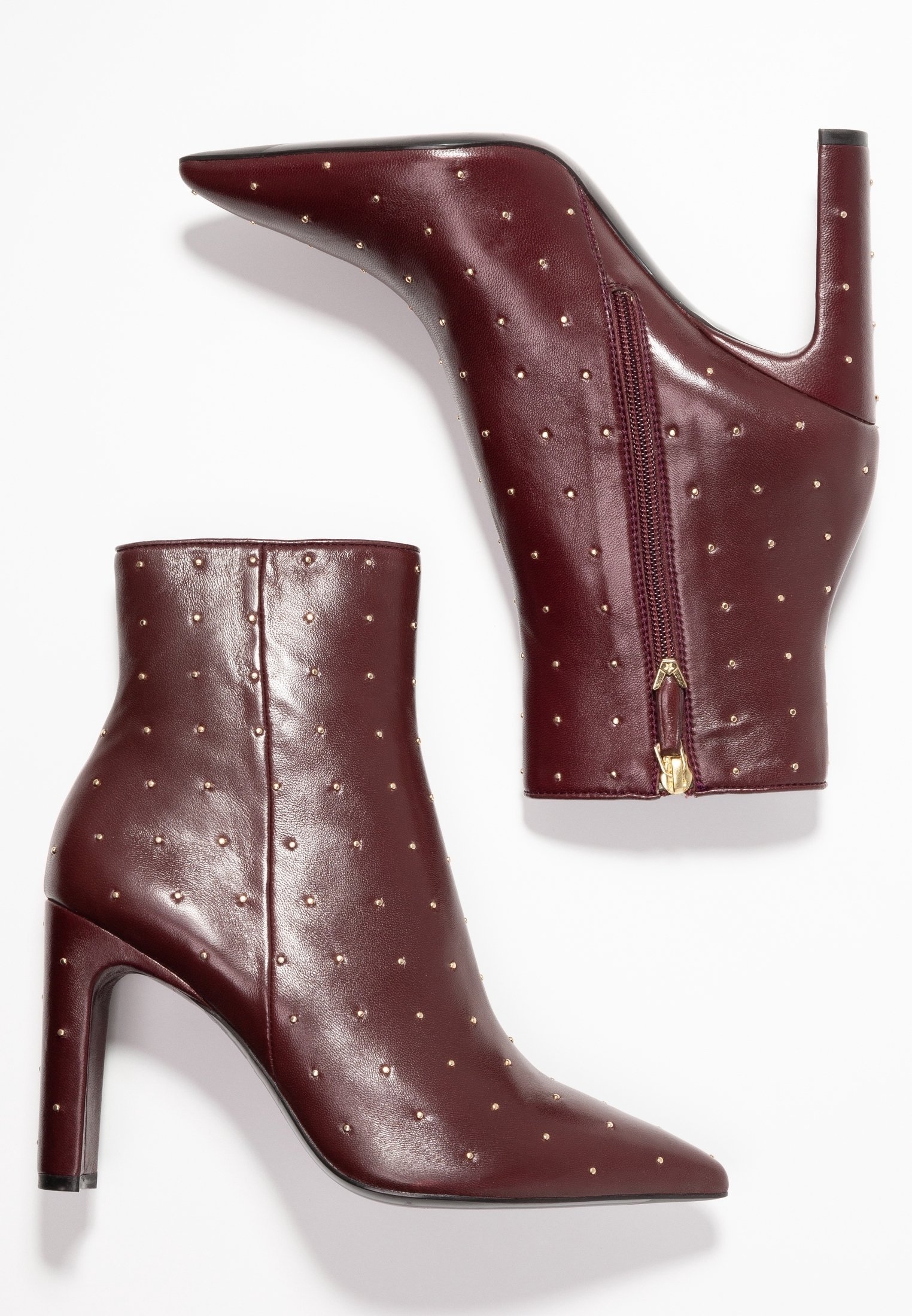 Bottines à talons hauts Bruno Premi - bordeaux