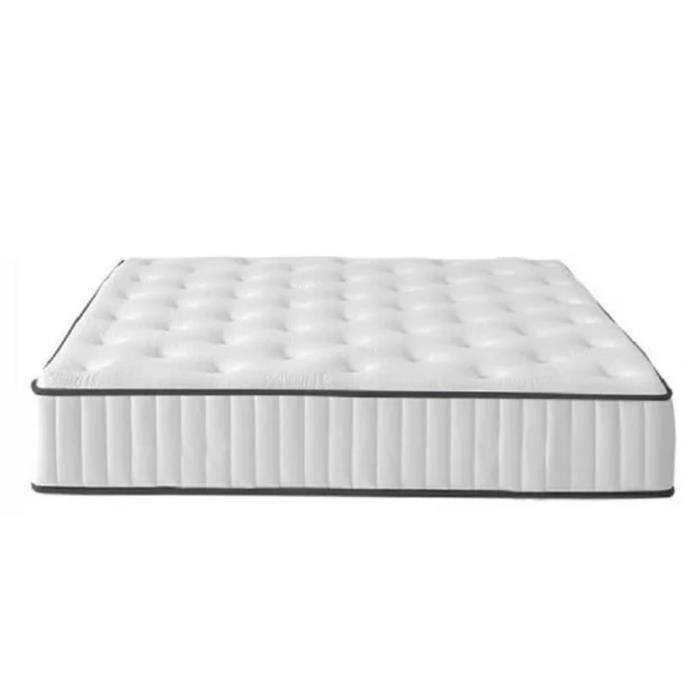 Set composto da materasso, piumone e cuscino - Memory foam - 20 cm - Rigido - Ipoallergenico - Matrimoniale
