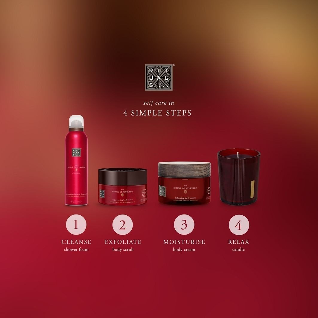 Sprchová pena Rituals – Rituál Ayurvédy – Penivý sprchový gél – 200 ml