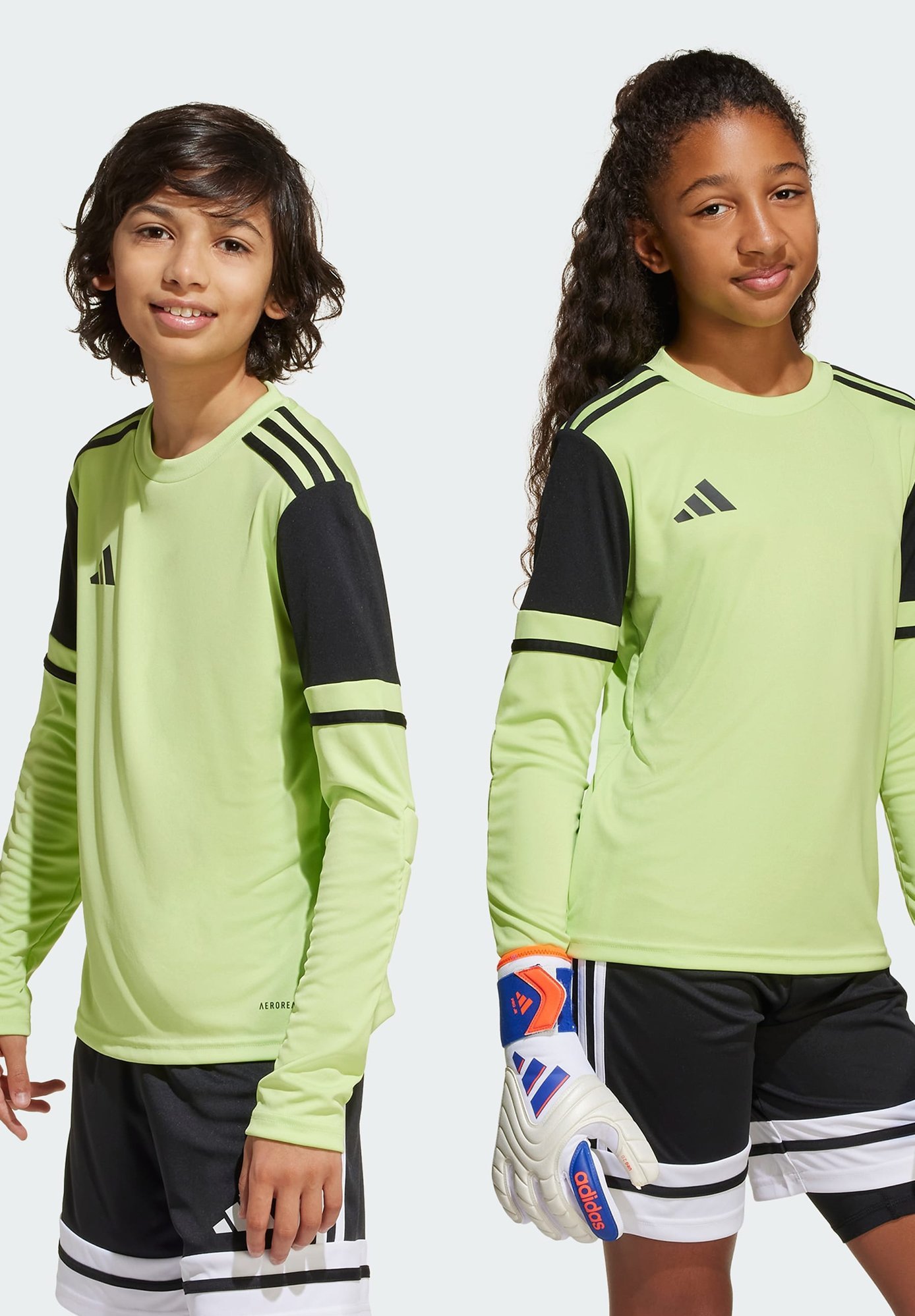 adidas Performance SQUADRA 25 KEEPERS T-shirt met lange mouwen voor kinderen - Keepersshirt - pulse lime black