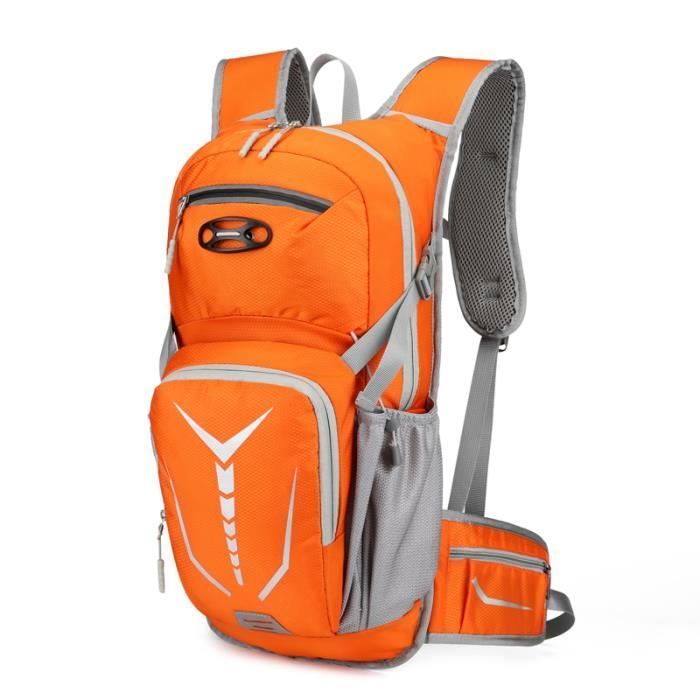 Mochila multifuncional de 18 litros - Sistema MOLLE - Naranja - Impermeable - Tiras reflectantes - Ajustable