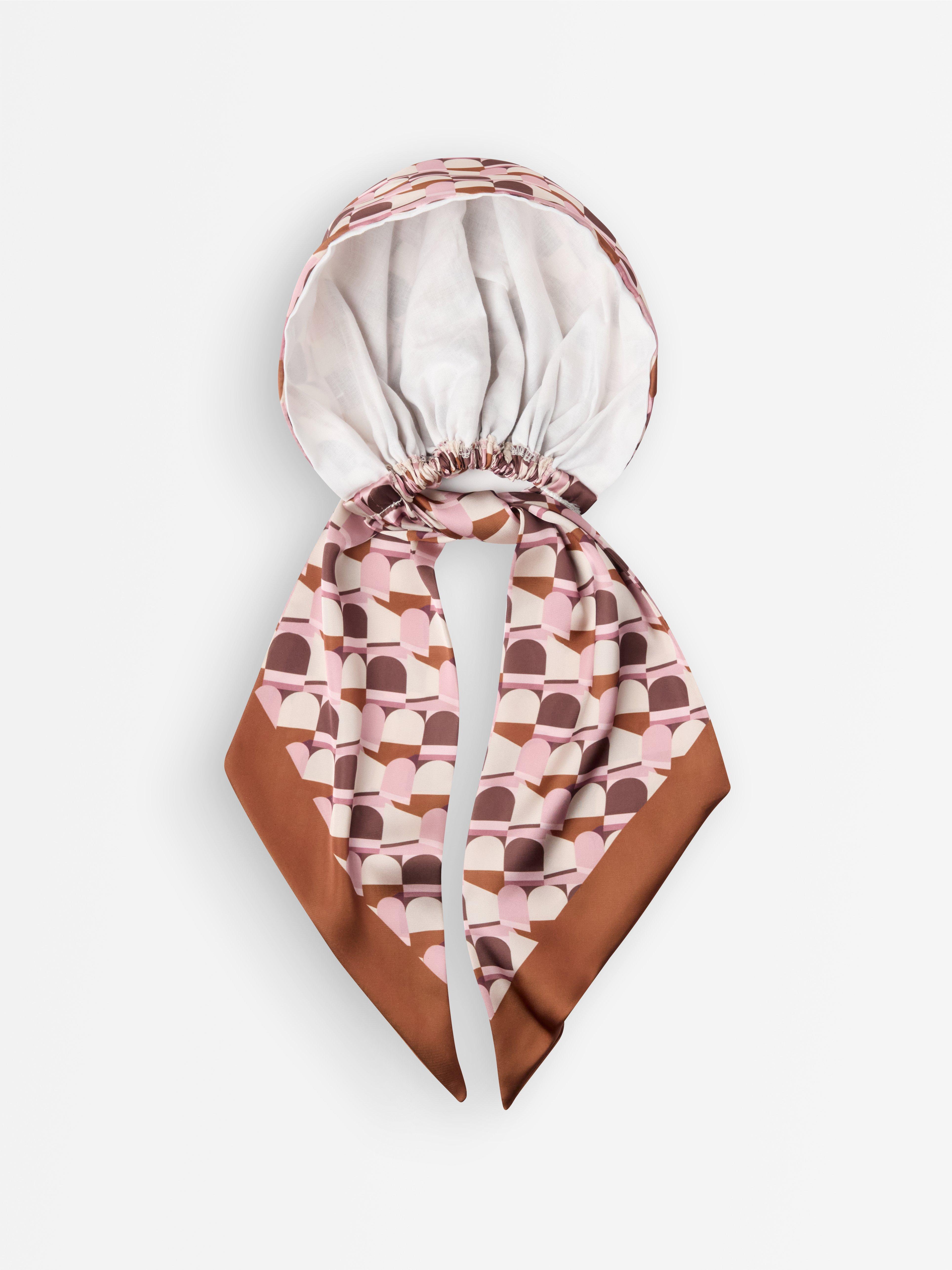 Saténový šátek Dusty Pink