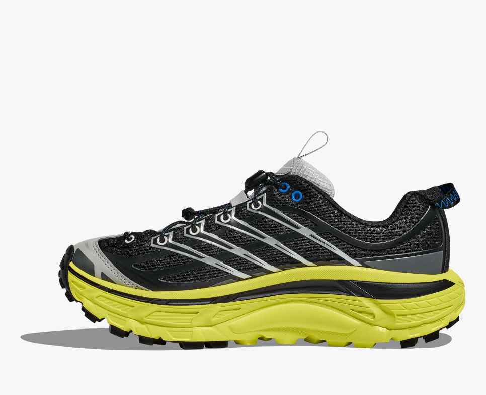 HOKA Mafate Three2 Black / Hoka Citrus