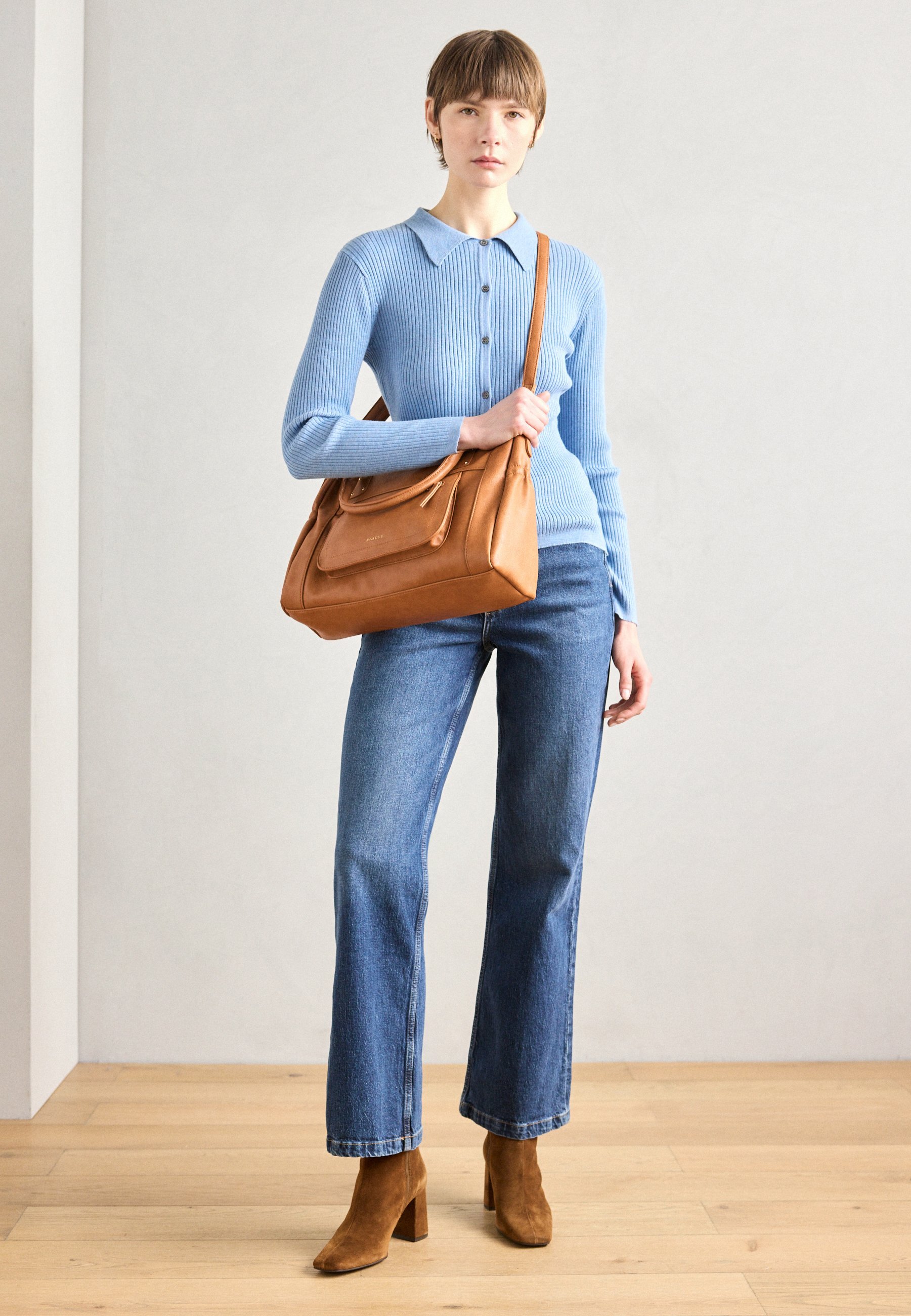 Anna Field handtas - cognac