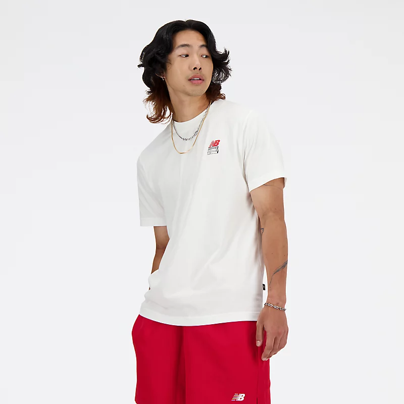 Homme Sport Essentials Bookshelf T-Shirt - WEISS