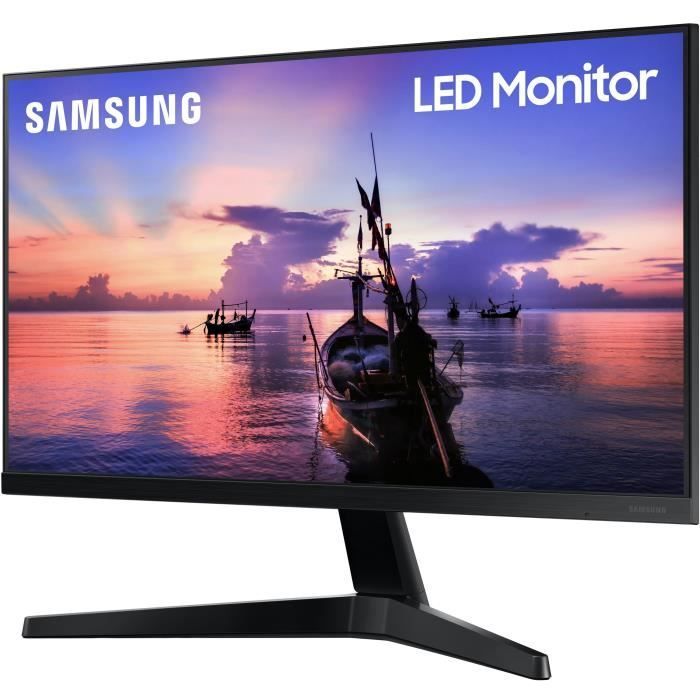 Monitor para PC - SAMSUNG - F22T450FQR - 22'' - FHD 1920x1080 - 75Hz - IPS - 5ms(GTG) - 250cd/m² - Pie ajustable - HDMI - DisplayPort