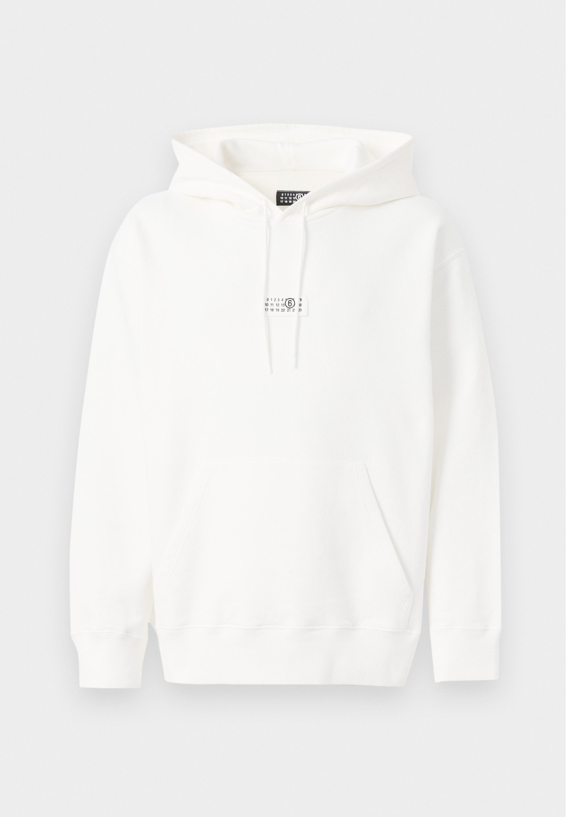 Felpa con cappuccio MM6 Maison Margiela - bianco sporco