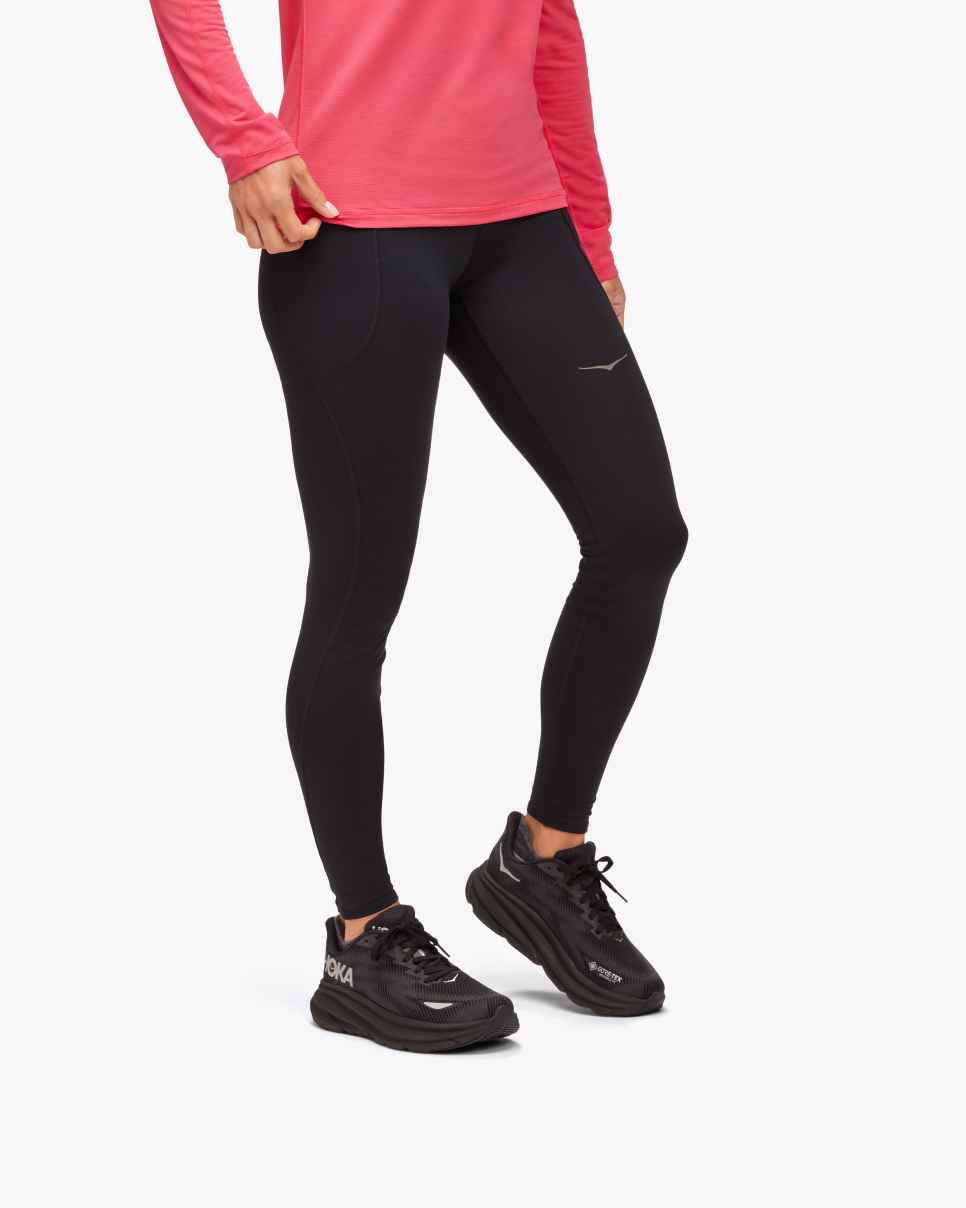 HOKA ColdSnap Run Tight 28-tommers Negro