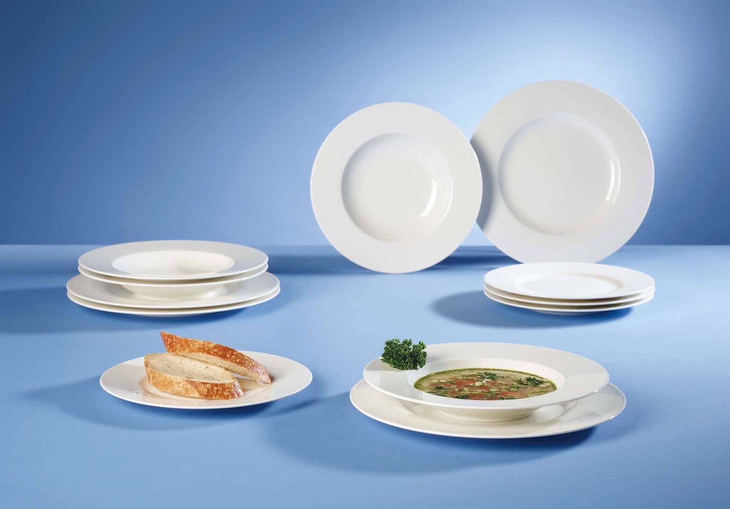 Service de table Villeroy & Boch, 12 pièces, coloris : EC Wonderful World White – 1 pièce