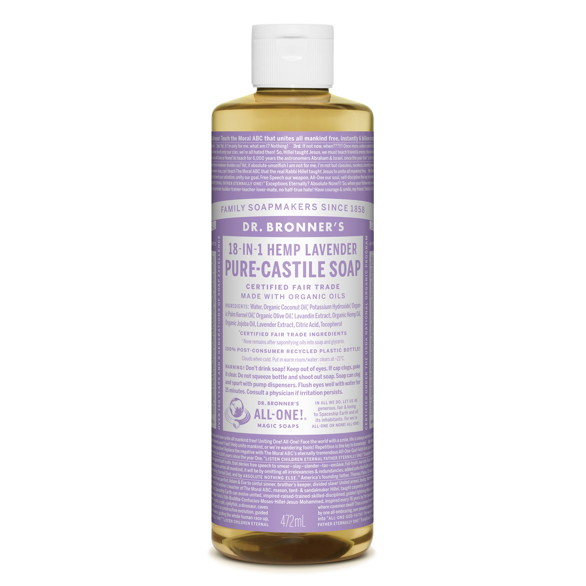 Mydło w płynie Lawenda 473 ml - Dr. Bronner's