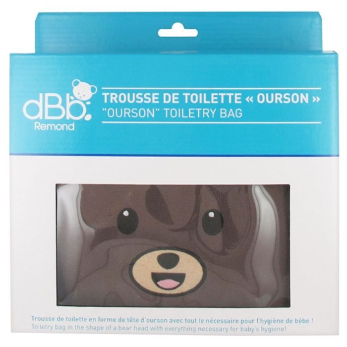 Trousse de Toilette Ourson - DBB REMOND - Accessoires de Toilette pour Bébé