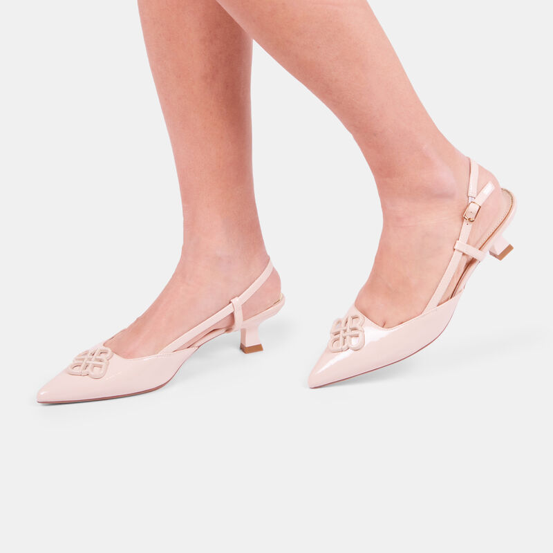 Bata Red Label damskie półbuty typu slingback z obcasem 5 cm