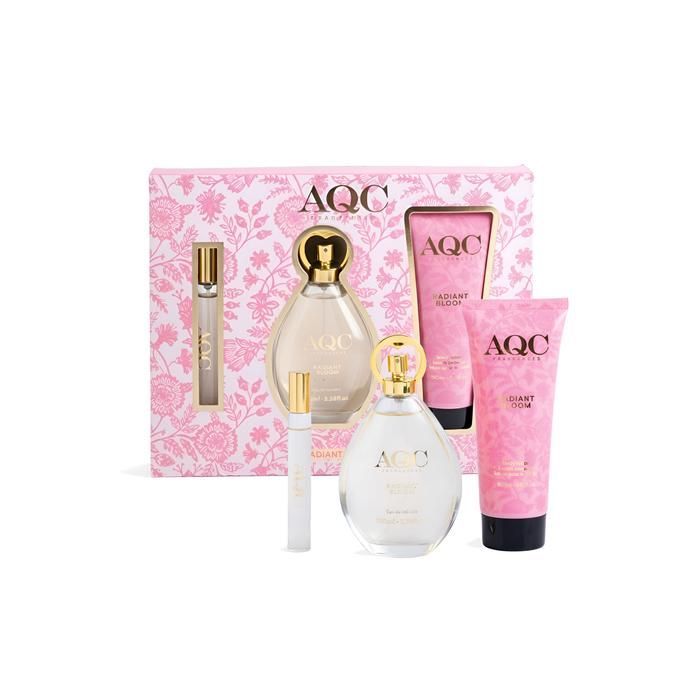 Coffret parfum AQC Radiant Bloom EDT+baume