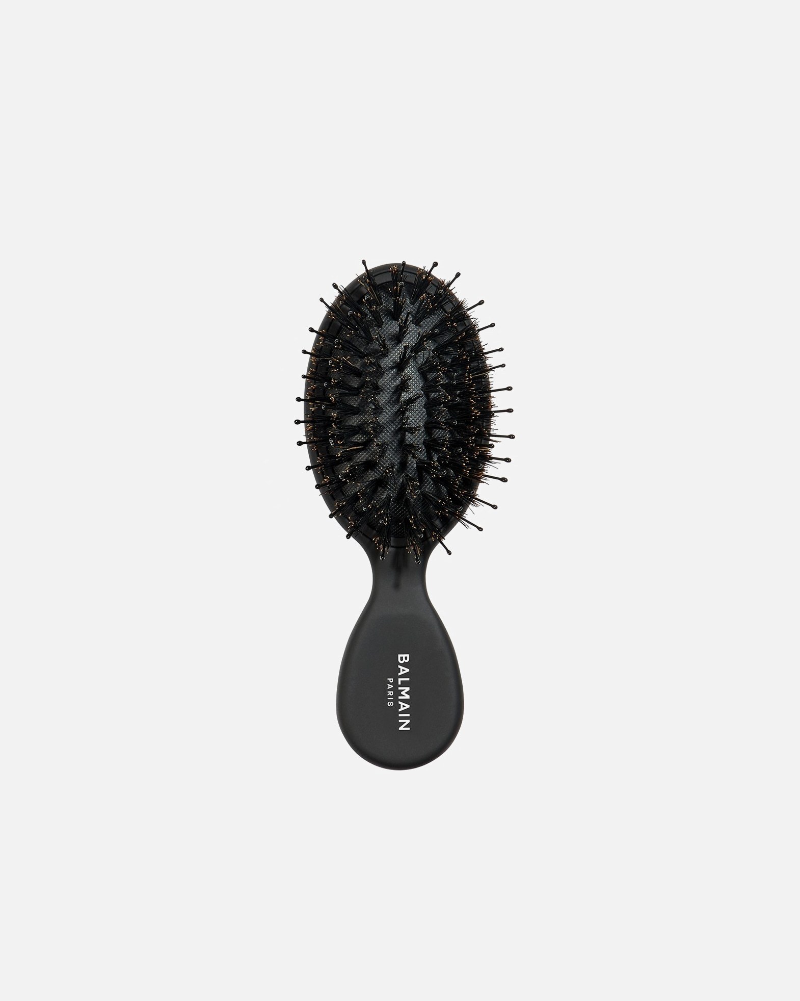 Balmain Hair Couture ravna i lopatasta četka mini višenamjenska spa četka, 100% veprova dlaka i najlonske čekinje – 1 komad