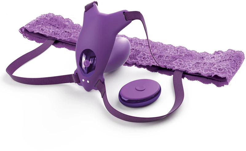Pipedream Fantasy: Calcinha com vibrador e alça para estimulação do ponto G.