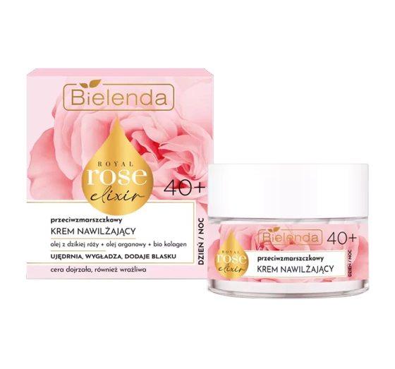Bielenda Royal Rose Elixir przeciwzmarszczkowy krem nawilżający 40  50 ml