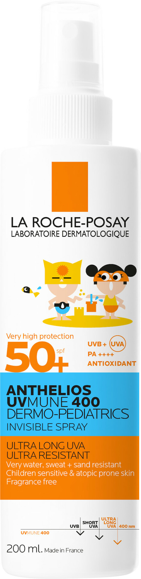 Anthelios Kids UVmune Spray pentru copii SPF50+ 200 ml - La Roche-Posay