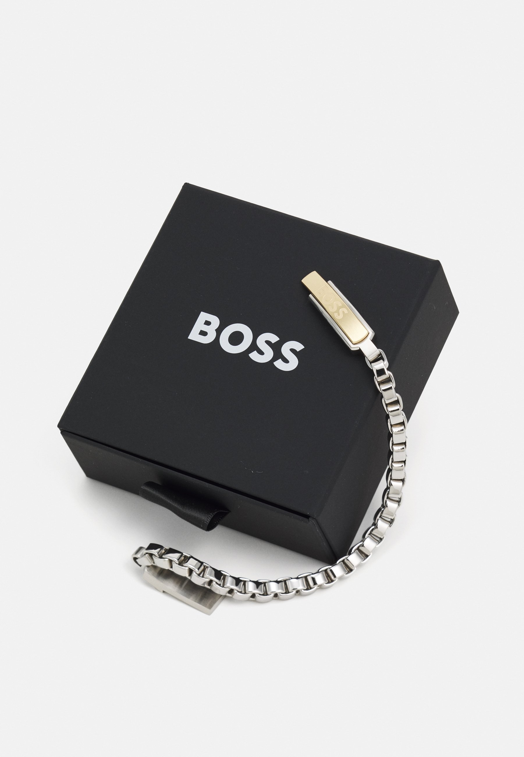 BOSS DEVON - Armband - zilverkleurig/goudkleurig