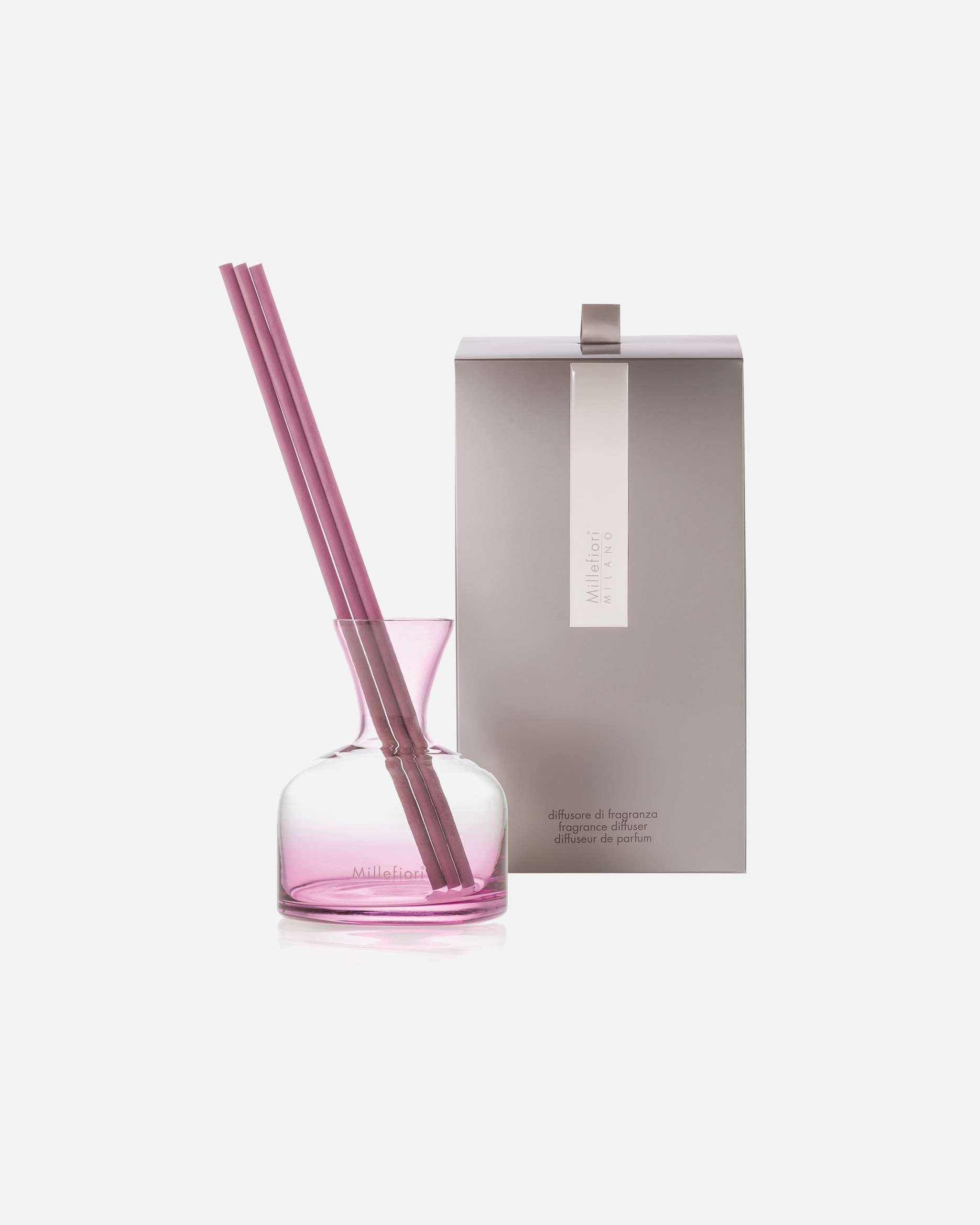Millefiori MILANO Diffuseur vase en verre, rose