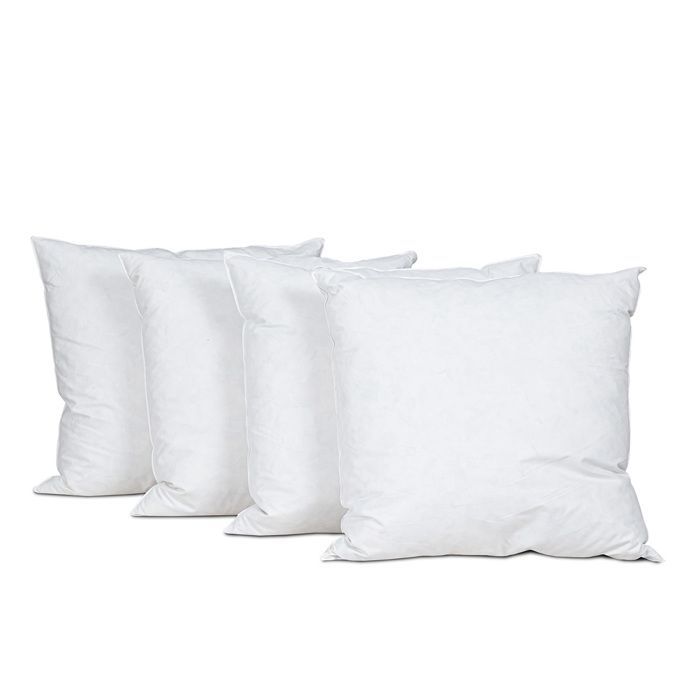 Lot de 4 oreillers Natura 60x60 cm Duvet & Plumess