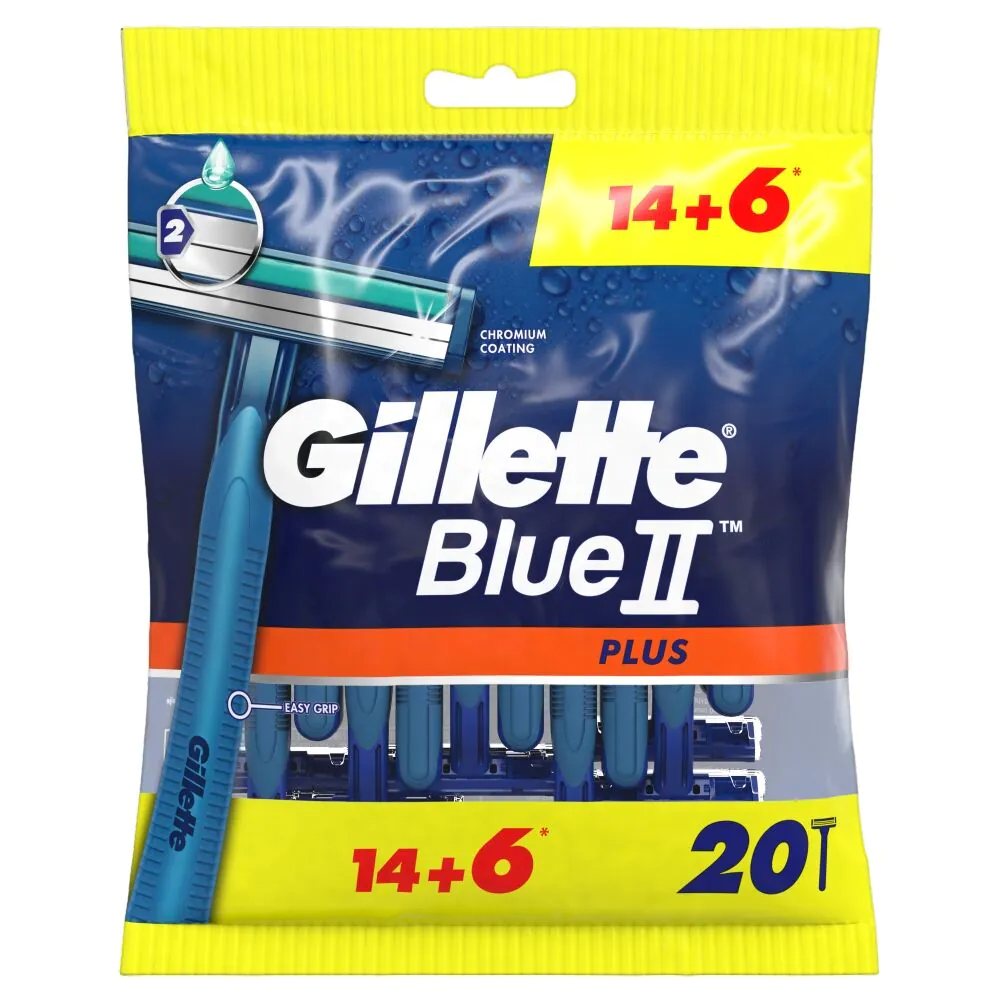 Gillette Blue Ii Plus Jednoczęściowe Maszynki do Golenia