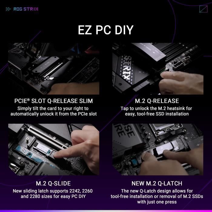 Carte mère - ASUS - STRIX X870E-E GAMING WIFI