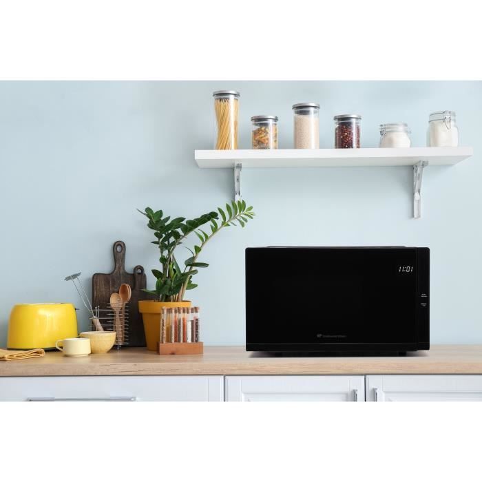 Microwave - CONTINENTAL EDISON - CEMO23B - Black - 1280 W - W48 x H29.3 x D33.7 cm - 23 L