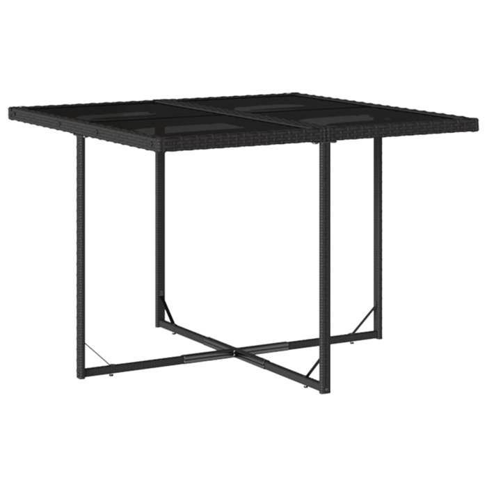vidaXL 5-teiliges Garten-Essset mit Kissen, Tisch und Stühlen mit klappbaren Rückenlehnen, Terrassenmöbel 3211614