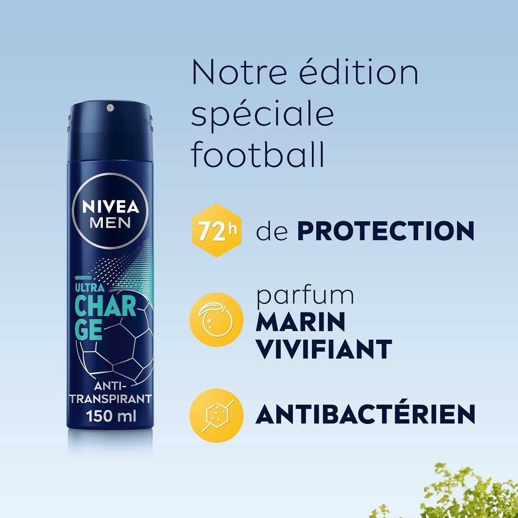 NIVEA Déodorant homme spray 72H Marin