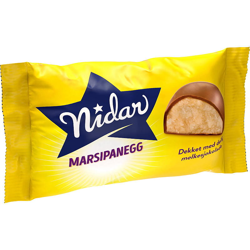 Nidar Marsepein Ei 57 gram/chocolade Nidar
