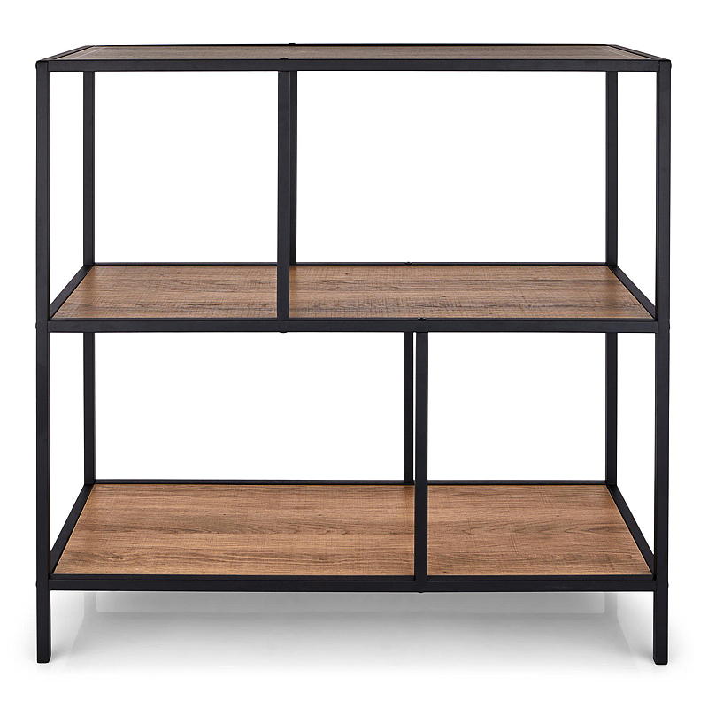 Golvhylla Milton 83x33x80 cm metall och trä
