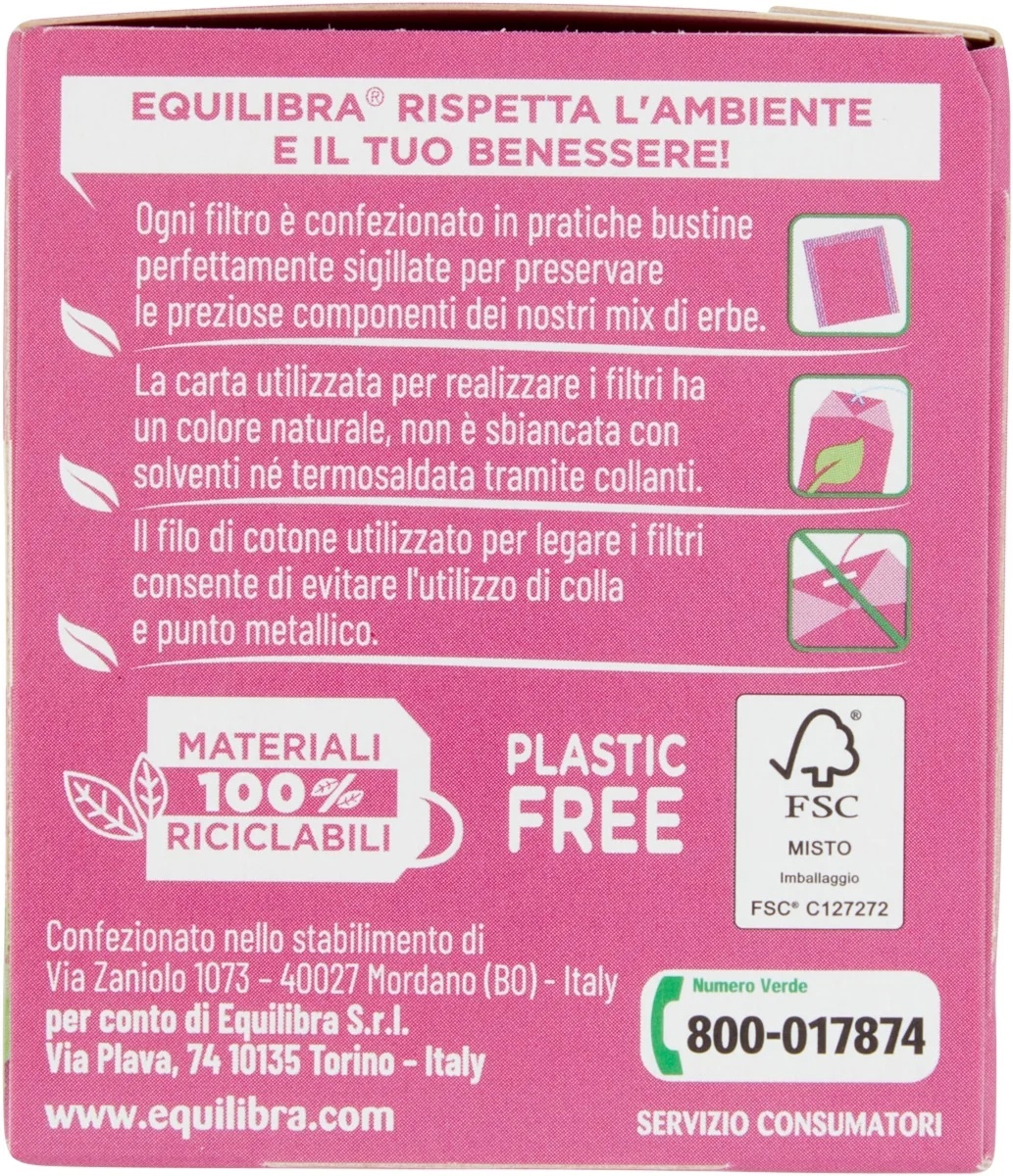 Equilibra kruidenthee Equilibra Slim and Fit 15 filters Groene thee Berk Rode wijnstok