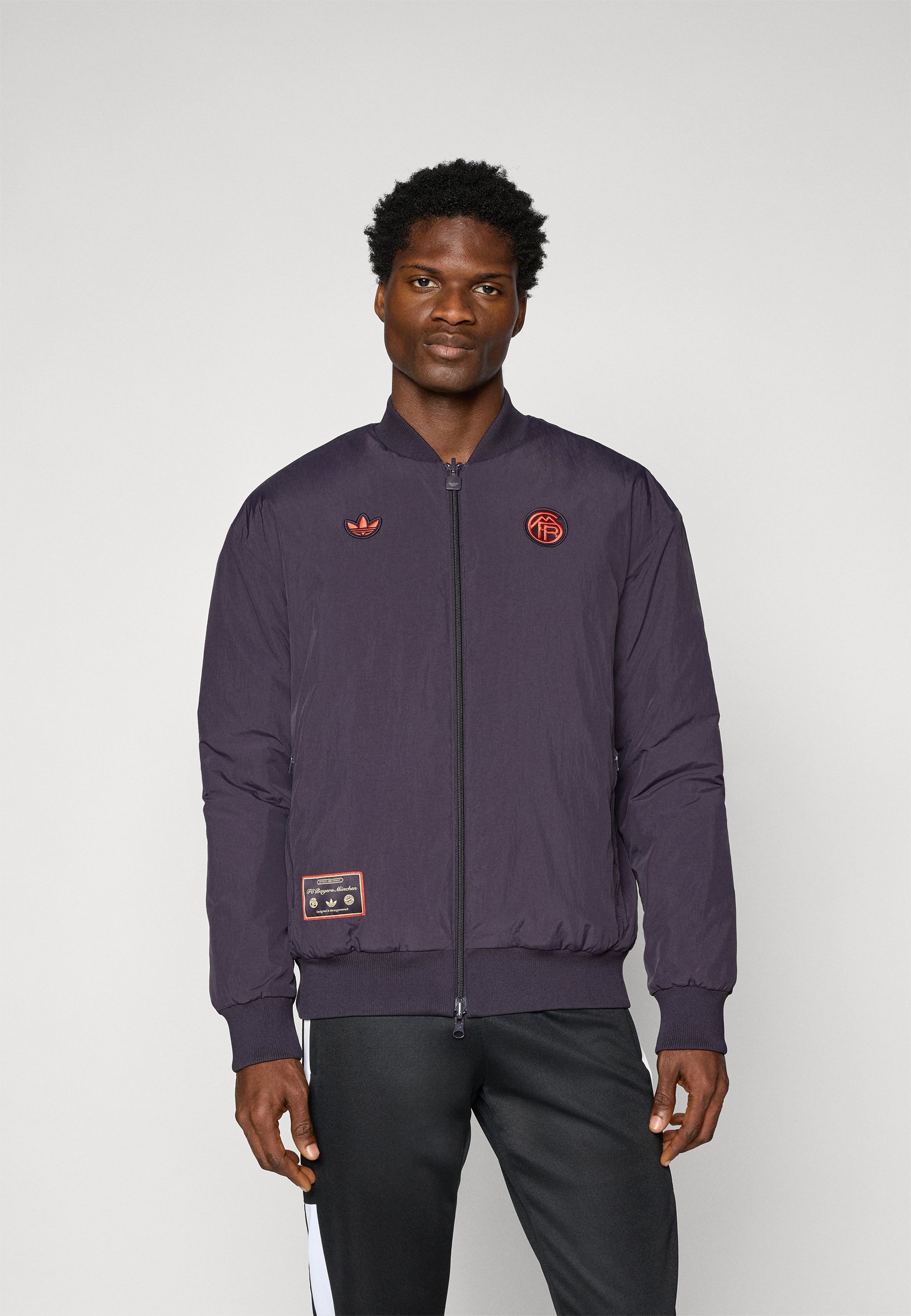 Veste adidas Originals FC Bayern Munich Icon - Tenue du club - Noir aurore/Vert de base