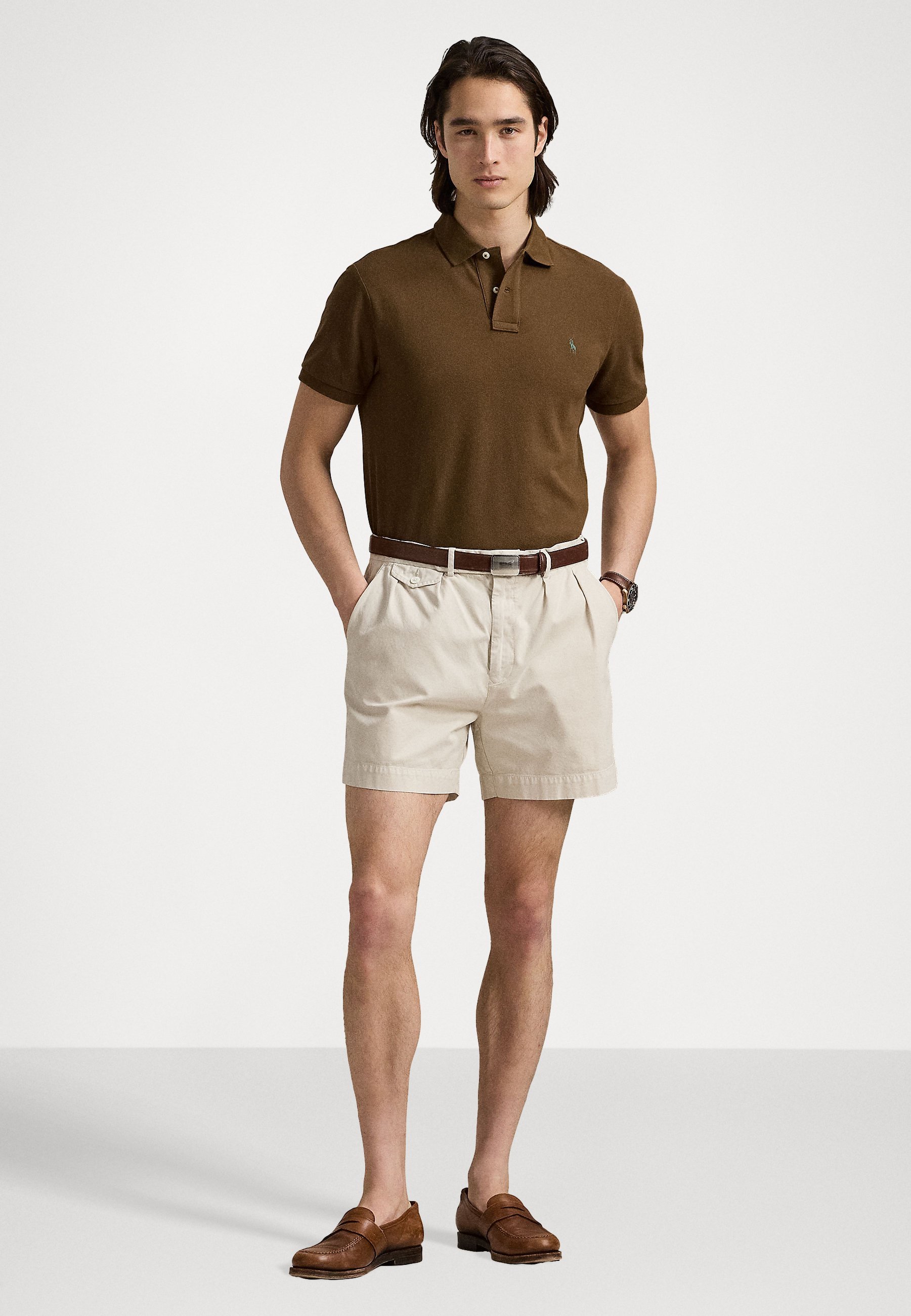 Polo Ralph Lauren MANICA CORTA - Polo - marrone naturale