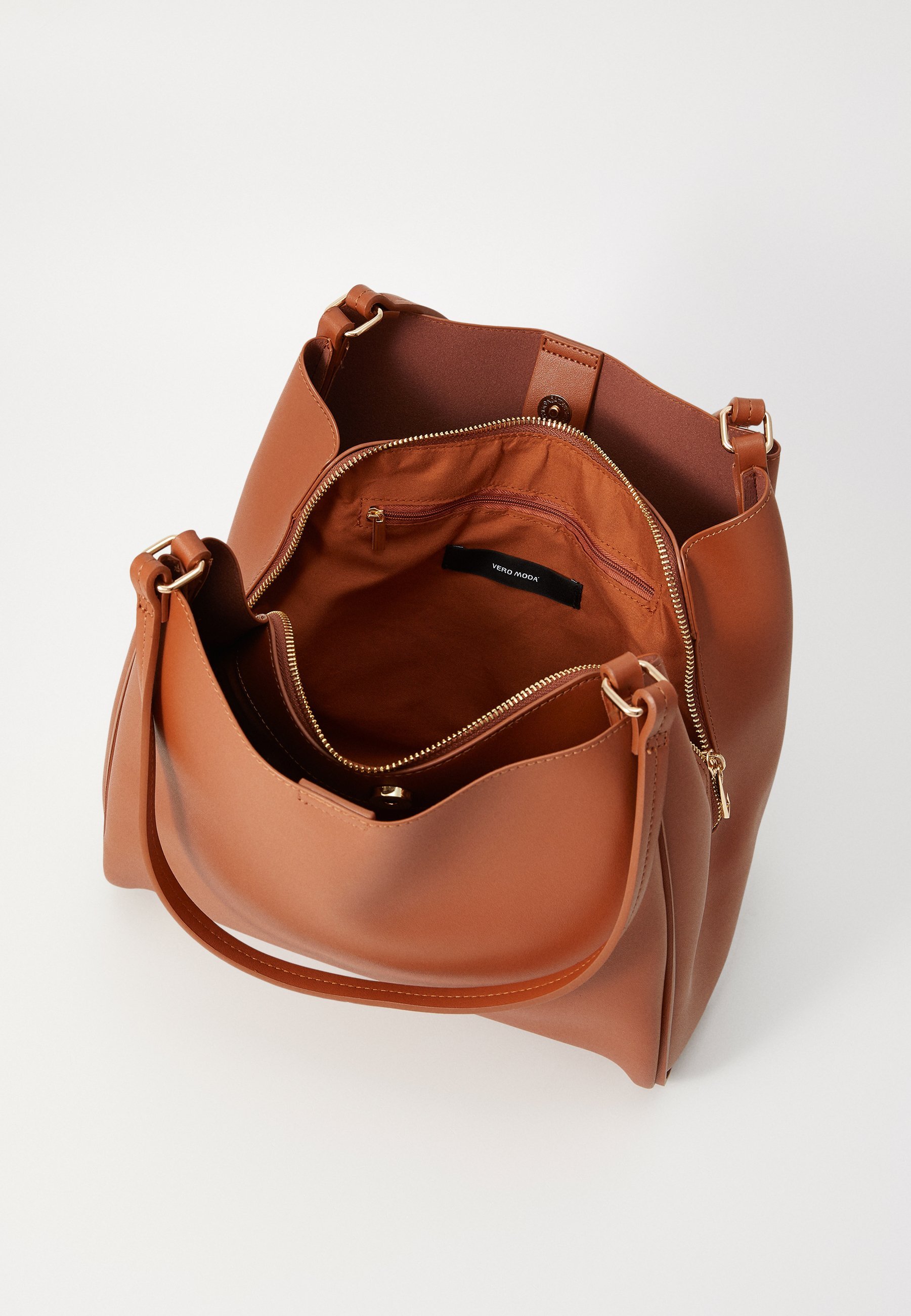Vero Moda VMNAYA SCHOUDERTAS - Handtas - cognac