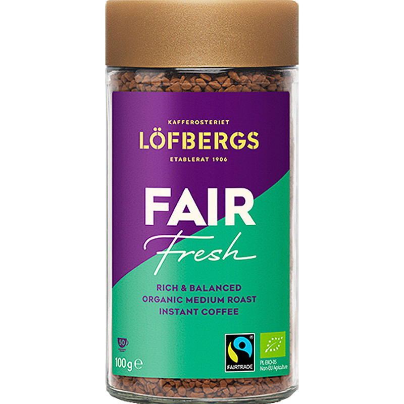 Löfbergs Frysetørket kaffe 80 g koffeinfri Löfbergs