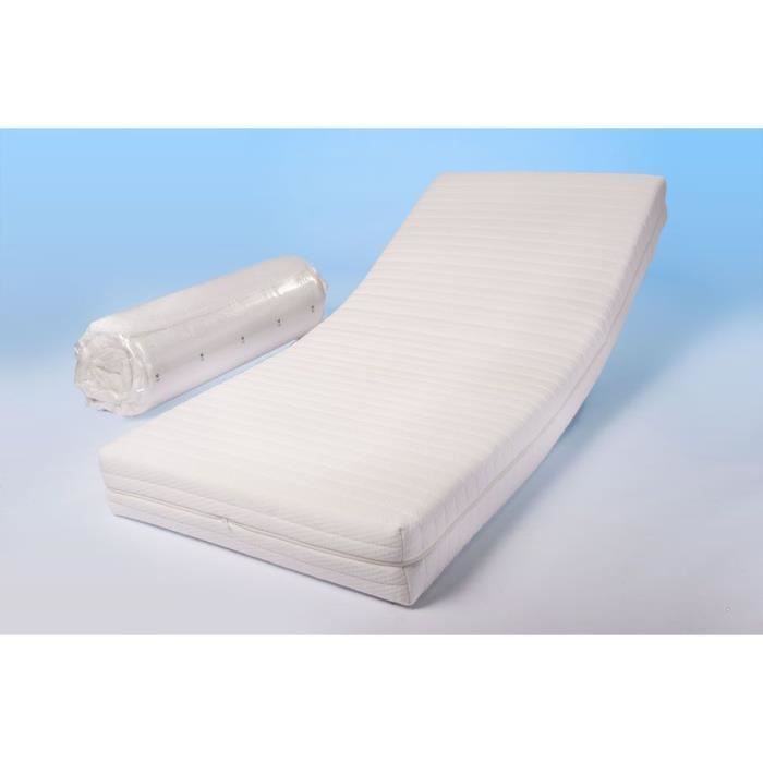 Colchón MORFEO DELUXE 180x200 cm, grosor total 18,5 cm, espuma ortopédica, funda extraíble.
