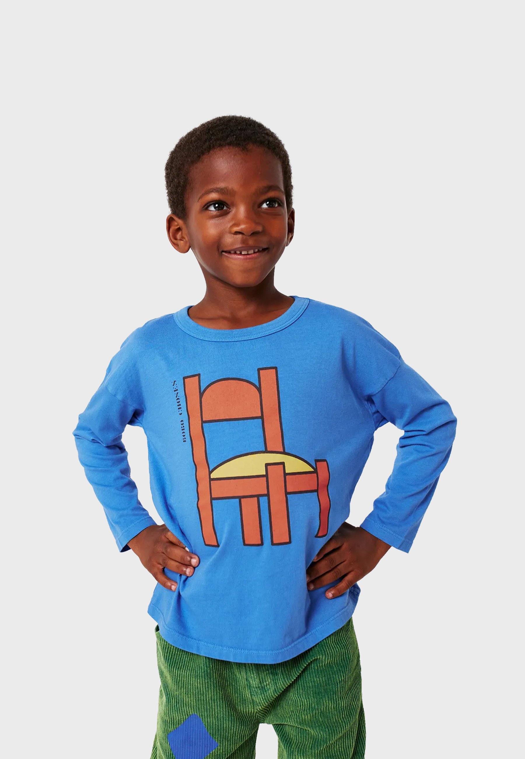 Bobo Choses LONG SLEEVE LENGHT CHAIR UNISEX - Maglia a maniche lunghe - blu