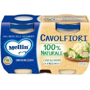 MÉLLIN Chou-fleur homogénéisé Mellin 2 x 125 g Aliment pour bébé