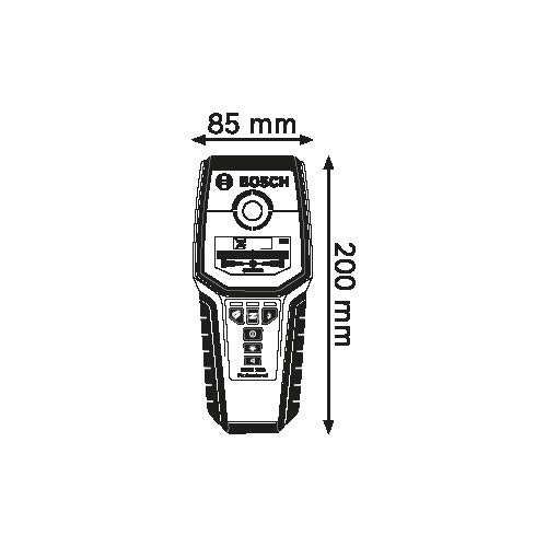 BOSCH GMS120 0601081000 Metall- og strømførende ledningsdetektor