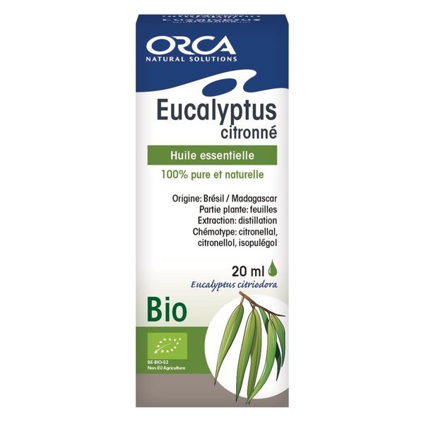 Orca Organsko eterično olje limone in evkaliptusa<br>20ml