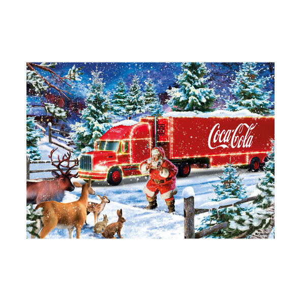 Puzzle Coca Cola® Christmas-Truck, 1 000 dílů