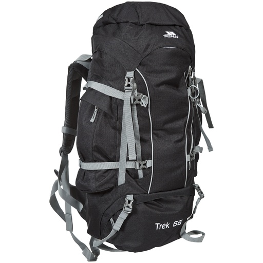 Mochila De Acampada / Vandring Modelo Trek 66 (66 Litros) Acampada / Camping Trespass (Ceniza)