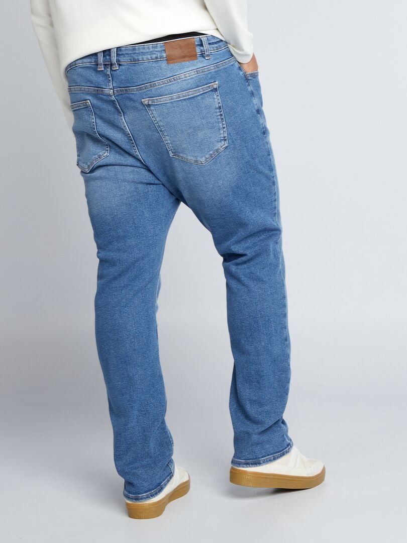 Calça jeans slim de 5 bolsos - AZUL